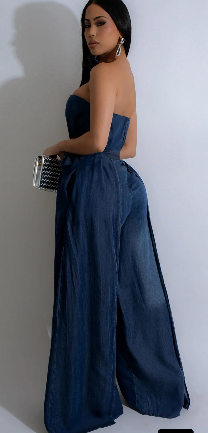 Denim Blue Jumpsuit