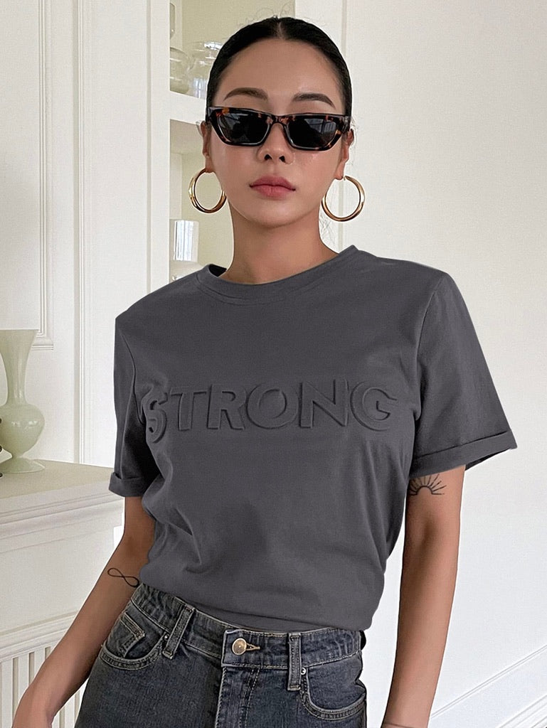 Dark Gray “Strong” Shirt