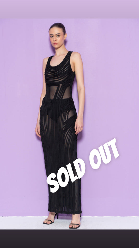 A Night Out Black Dress