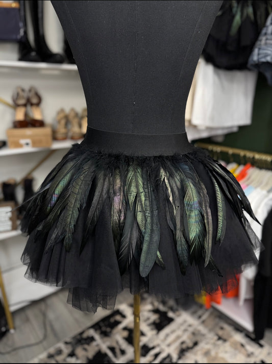 Feathers on Feathers Skirt
